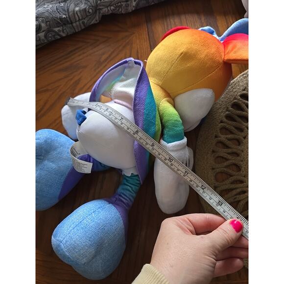 Disney Collection Rainbow Pride Minnie Mouse Large Plush Stuffed Animal Toy 16" - Picture 7 of 7